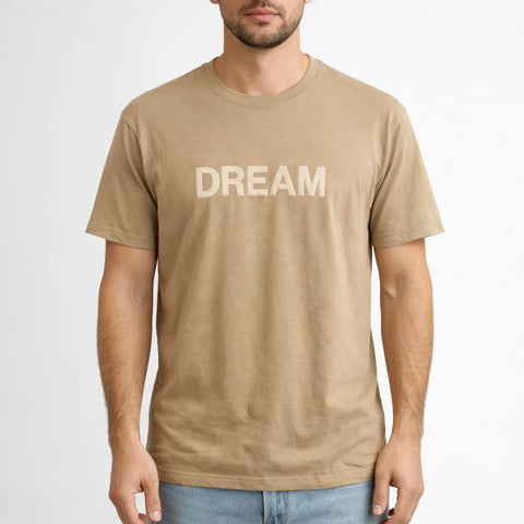 Celio Men's Taupe Dream Printed T-Shirt | Celio in Lebanon