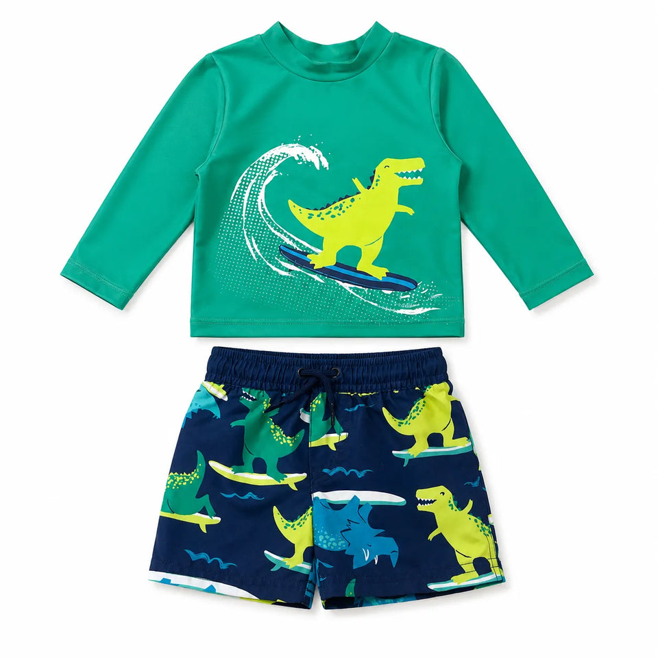 Carter's Baby Boy Green and Navy Blue Dinosaur Surfer Swim Set | Carter's in Lebanon