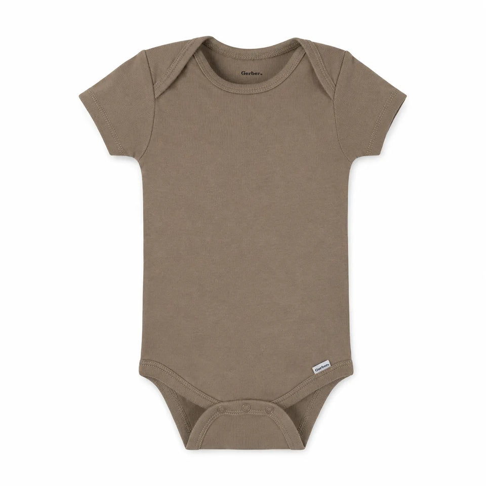 Gerber Baby Boy's Khaki Bodysuit | Gerber In Lebanon
