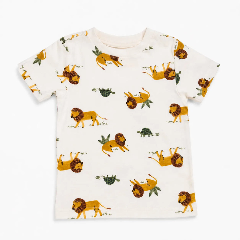 Carter's Boy's White Lion and Turtle Printed T-Shirt | Carter's in Lebanon