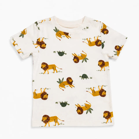 Carter's Boy's White Lion and Turtle Printed T-Shirt | Carter's in Lebanon