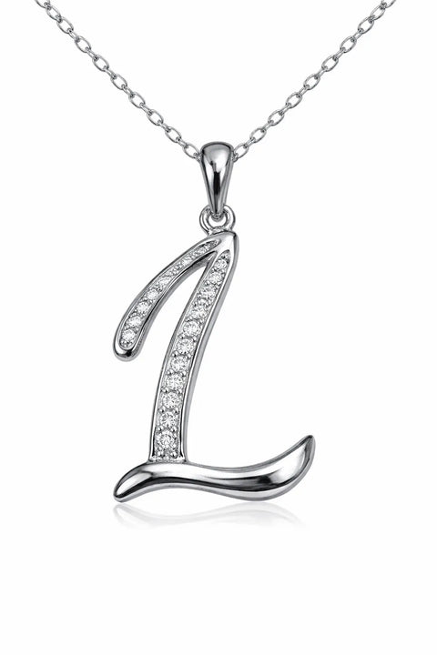 Macy’s Women’s Silver Cubic Zirconia Initial Necklace | Macy’s in Lebanon