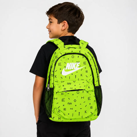 Nike Boy's Lime Green Printed Backpack | Nike In Lebanon