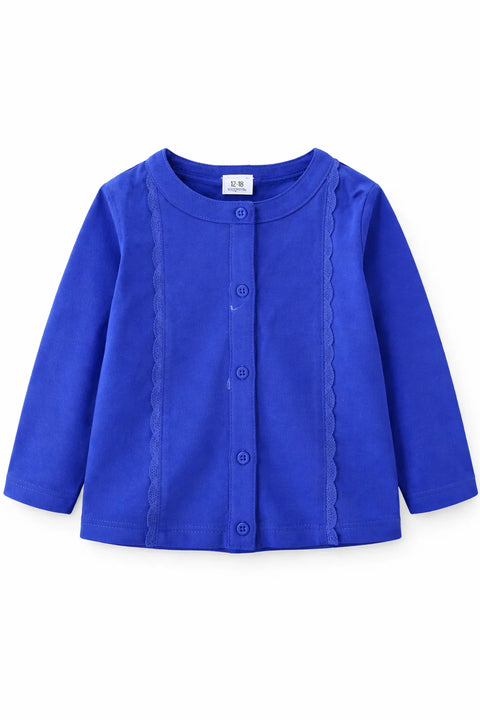 Ativo Baby Girl's Royal Blue Blouse | Ativo In Lebanon