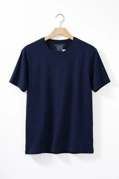 Banana Republic Men’s Navy Authentic Supima Crew Neck T-Shirt | Banana Republic In Lebanon