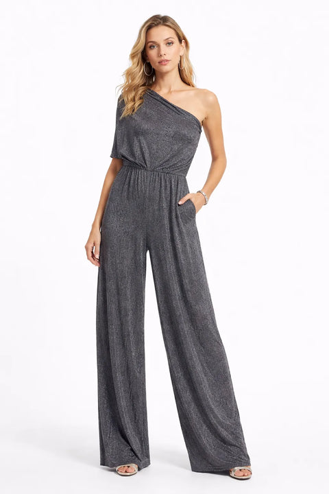 Bar III Women's Sliver Shimmer Jumpsuit  | Bar III in Lebanon