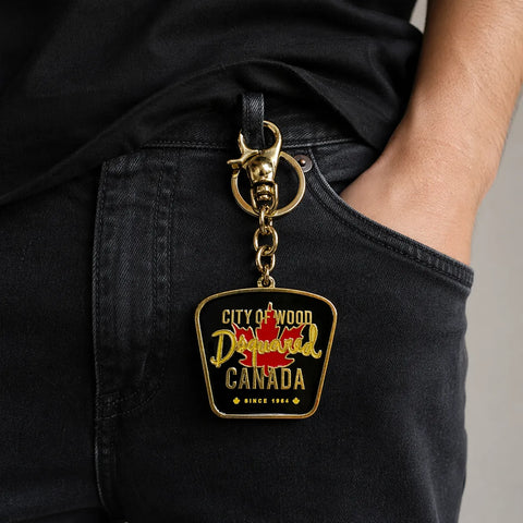 Dsquared2 Men's Black City Of Wood Key Chain | Dsquared2 in Lebonon