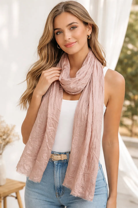 I.N.C. International Concepts Women's Blush Wrap & Scarf in One Scarf |I.N.C. International Concepts   in Lebanon