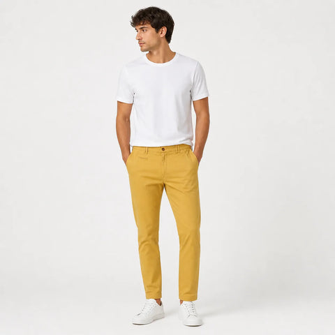 K Town Men's Mustard Chino Pants | K Town In Lebanon