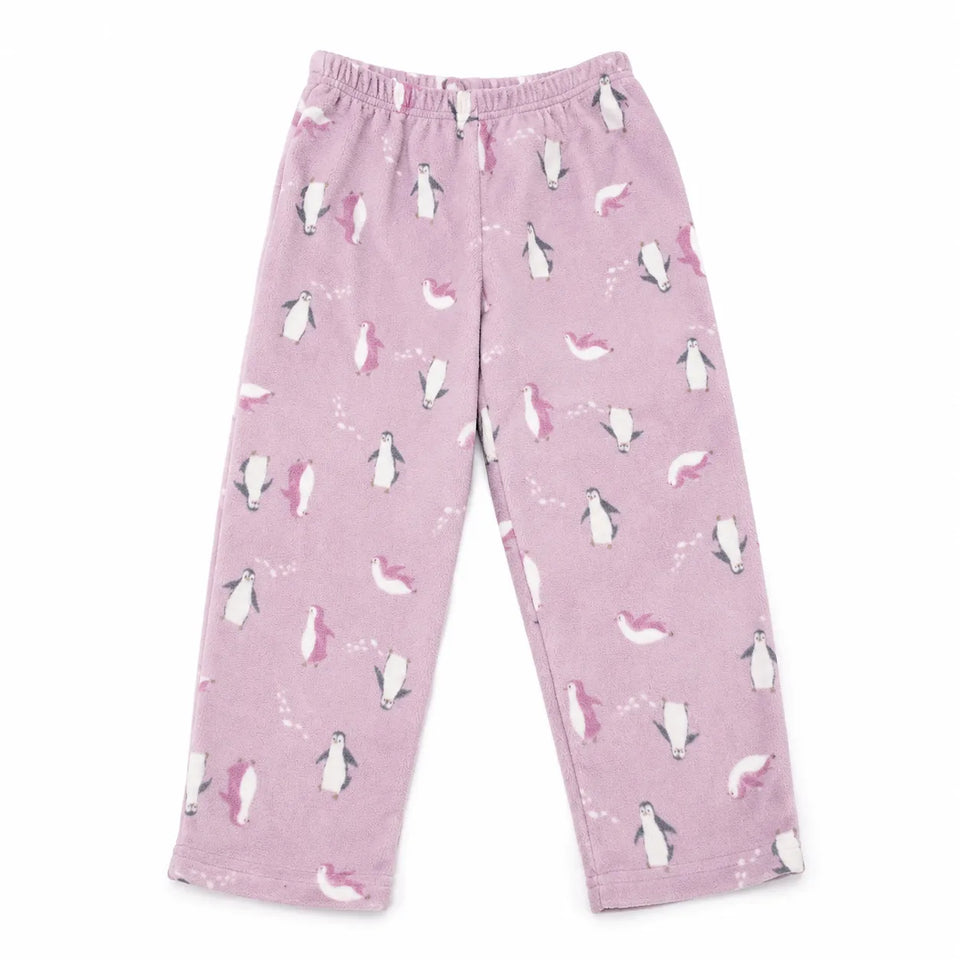 Carter's Girls Lavender Pink Fleece Penguin Print Pajama Pants | Carter's in Lebanon