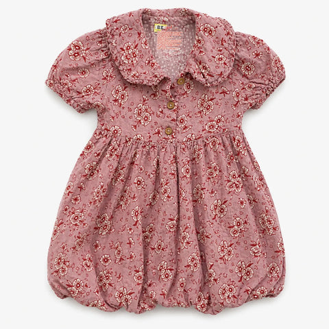Cat & Jack Girls Dusty Rose Floral Button-Front Dress | Cat & Jack in Lebanon