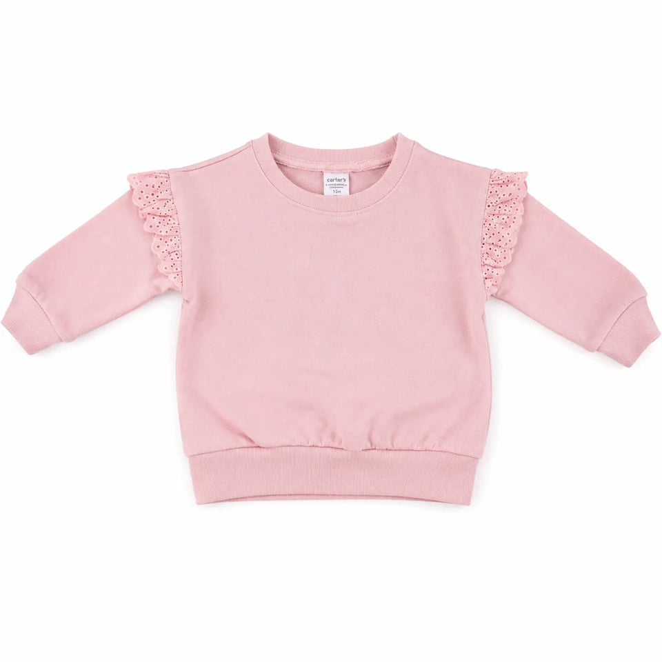 Carter's Baby Girl's Dusty Rose Long Sleeve Blouse| Carter's in Lebanon