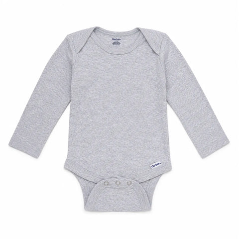 Gerber  Baby's Grey Long Sleeve Bodysuit | Gerber  in Lebanon