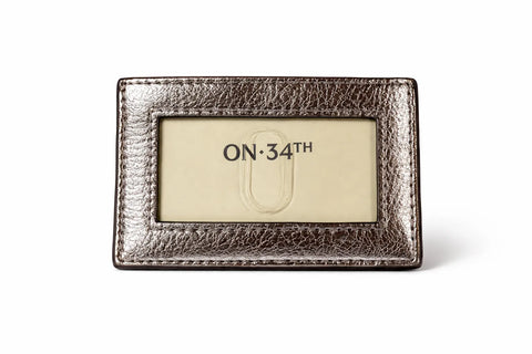 On 34th Women's Silver Metallic Card Case | On 34th In Lebanon