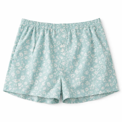 Celio Men's Aqua Patterned Cotton Boxer |Celio In Lebanon