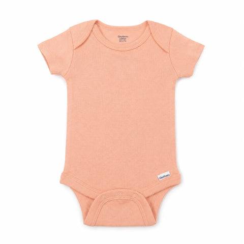 Gerber Baby Girl's Coral Short Sleeve Bodysuit | Gerber in Lebanon