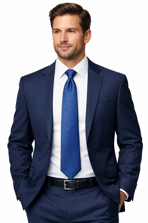 Michael Kors Men's Blue Petrel Mini-Print Tie | Michael Kors In Lebanon