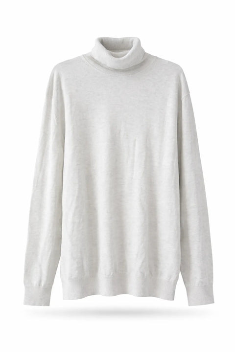 Celio Men's Light Gray Cashmere Turtleneck Sweater|Celio In Lebanon