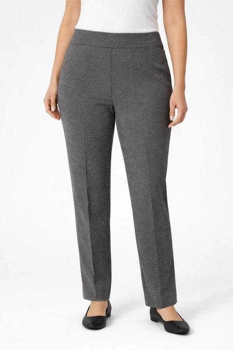 Anne Klein Women's Black lined white High-Rise Pull-On Bootleg Pant | Anne Klein  in Lebanon