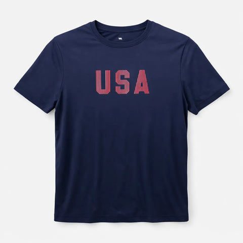 All In Motion Boy's Navy USA Printed T-Shirt |All In Motion In Lebanon