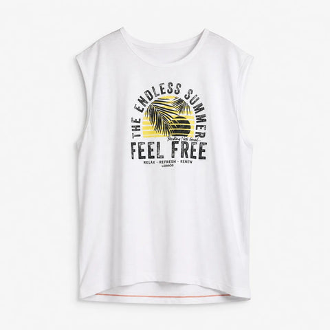 Lerros Men's White Sleeveless Tank Top | Lerros in Lebanon