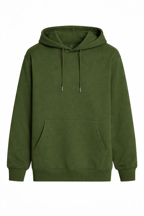 J. Come Men's Green Pullover fleece Hoodies | J. Come In Lebanon