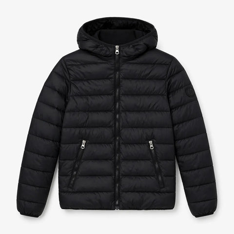 Jennyfer Women's Black Fur Sole Hooded Puffer Jacket | Jennyfer In Lebanon