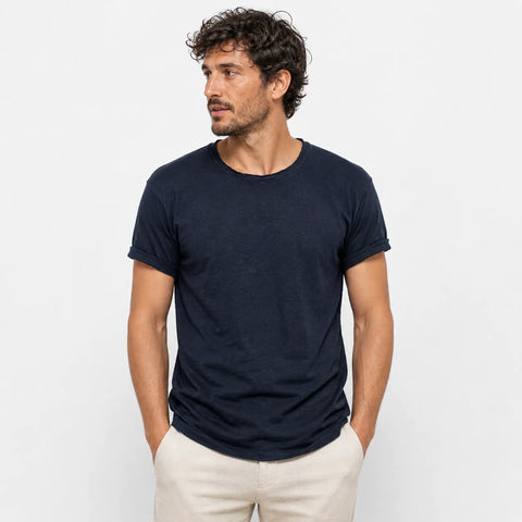 Redefined Rebel Men's Navy  T-Shirt  |Redefined Rebel in Lebanon