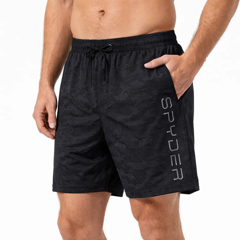 Spyder Men's Black & Gray Swim Shorts |Spyder In Lebanon