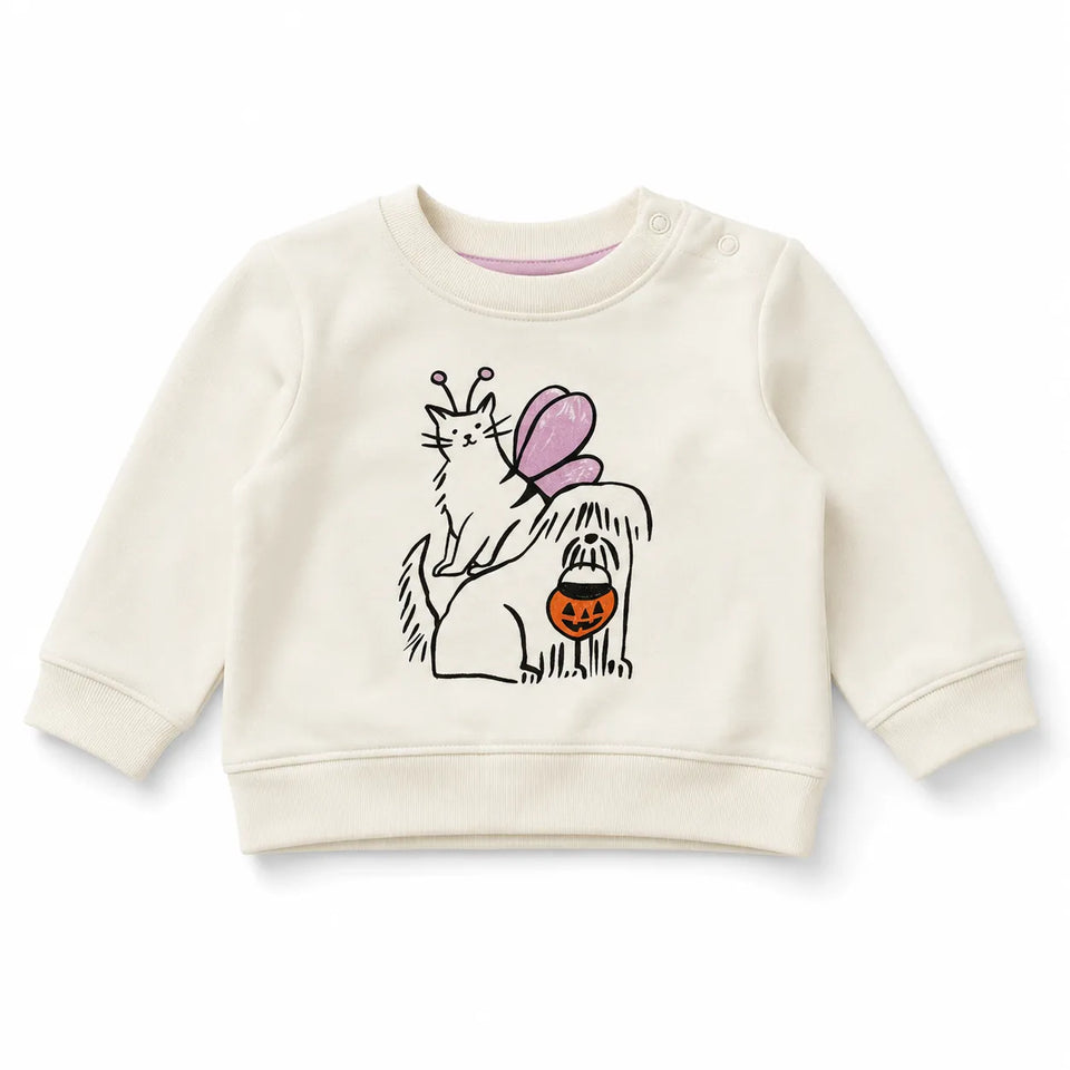 Cat & Jack Baby Girl's White All Over Print Blouse | Cat & Jack In Lebanon