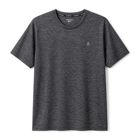 Boomerang  Men's Dark Grey Heather Running T-Shirt | Boomerang In Lebanon
