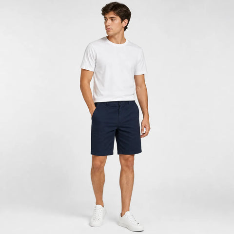 Lerros Men's Navy Lightweight Twill Bermuda Shorts | Lerros In Lebanon