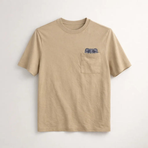 Target Boy's Tan Short Sleeve Stitched T-Shirt| Target  in Lebanon