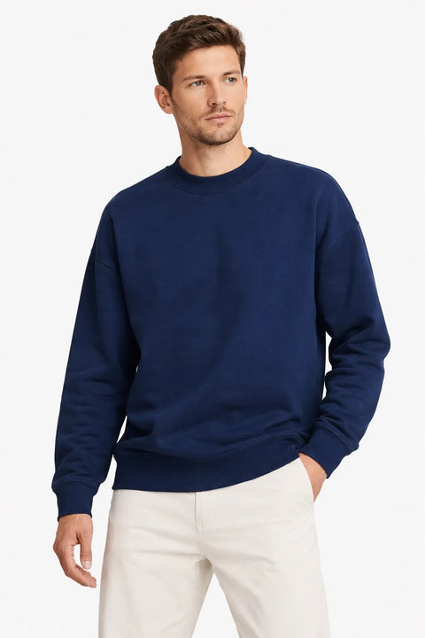 Celio Men's Navy Contrast Collar Sweatshirt|Celio In Lebanon