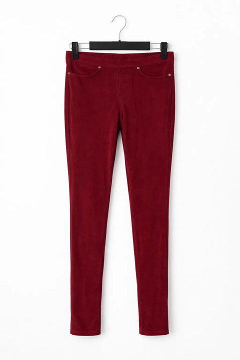 Memoi Women's  Burgundy  Shaping Leggings | Memoi in Lebanon