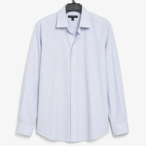 Calvin Klein Men's Light Blue Solid Dress Shirt | Calvin Klein in Lebanon