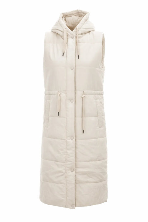 Bubble Room Women's Beige Puffer Vest | Bubble Room in Lebanon