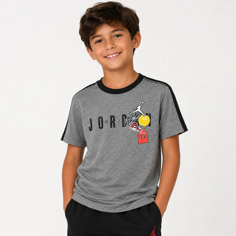 Jordan Boy's Gray Air Jordan T-Shirt | Jordan In Lebanon