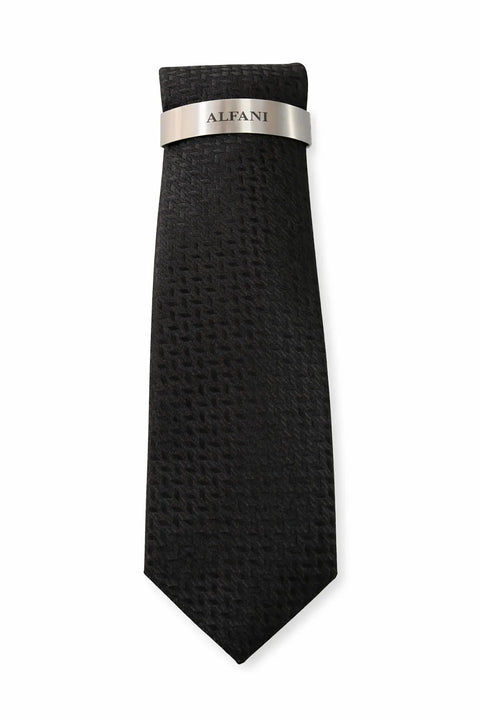Alfani Men's Black Slim Geo Neat Tie | Alfani In Lebanon