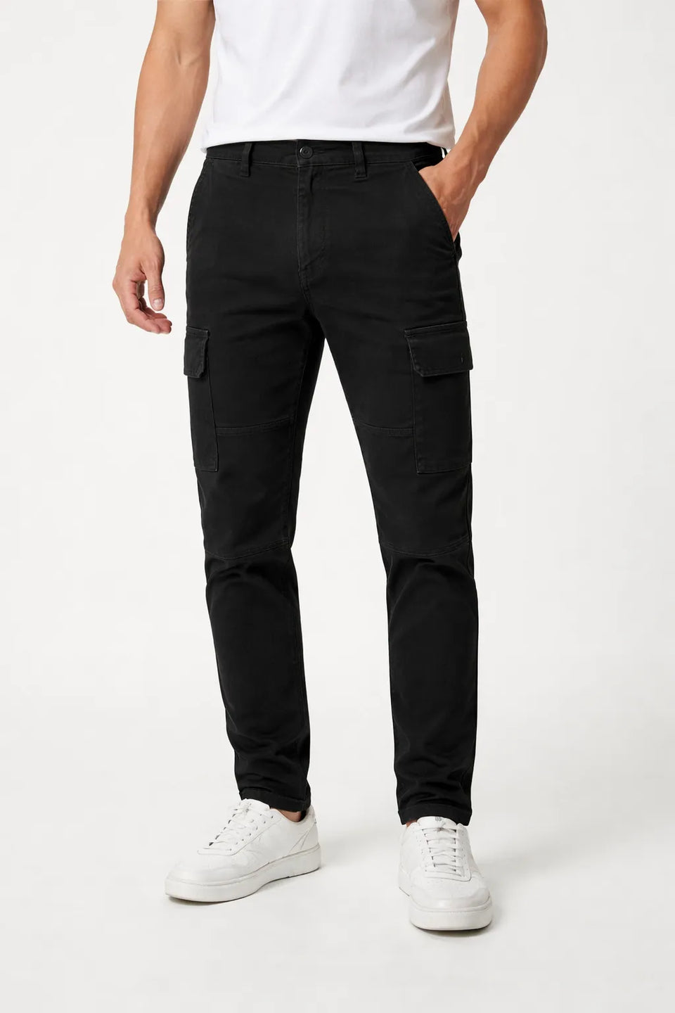 Celio Men's Black Modern CutCargoPants| Celio in Lebanon