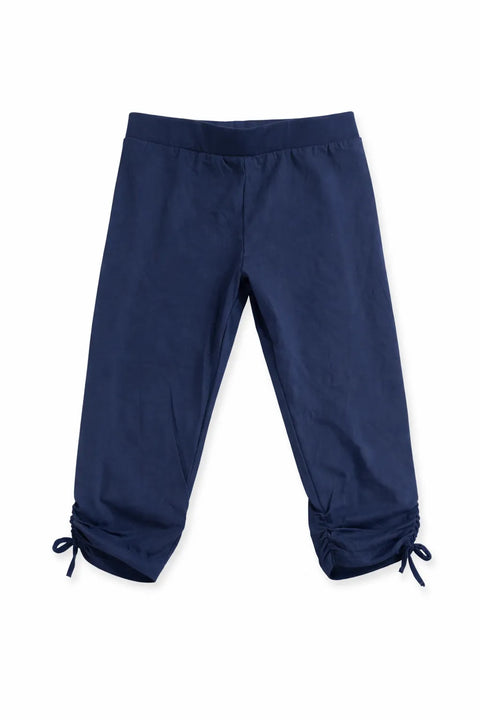 Ativo Girl's Navy Elastic Waist Leggings | Ativo In Lebanon