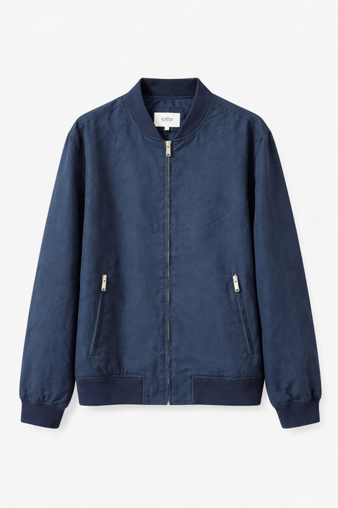 Celio Men's Navy Light Weight Bomber Jacket | Celio In Lebanon