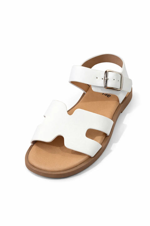 Art Class Girl's White Open Toe, Buckle Closure Sandals | Art Class  in Lebanon