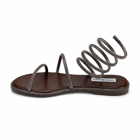 Steve Madden Women's Silver Pewter Slithers-R Sandals | Steve Madden In Lebanon