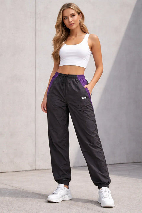 Reebok Women's Dark Brown Vector Woven Track Pants|Reebok In Lebanon