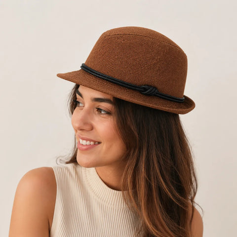 Orvis Women's Brown Straw Fedora Sun Hat | Orvis in Lebanon