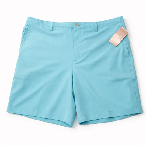 PGA Tour Men's Blue Curacao Flat Front Performance Golf Shorts | PGA Tour in Lebanon