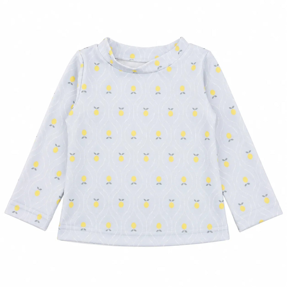 Carter's Baby Girl's Light Blue Printed Long Sleeve Swim Blouse|Carter's In Lebanon