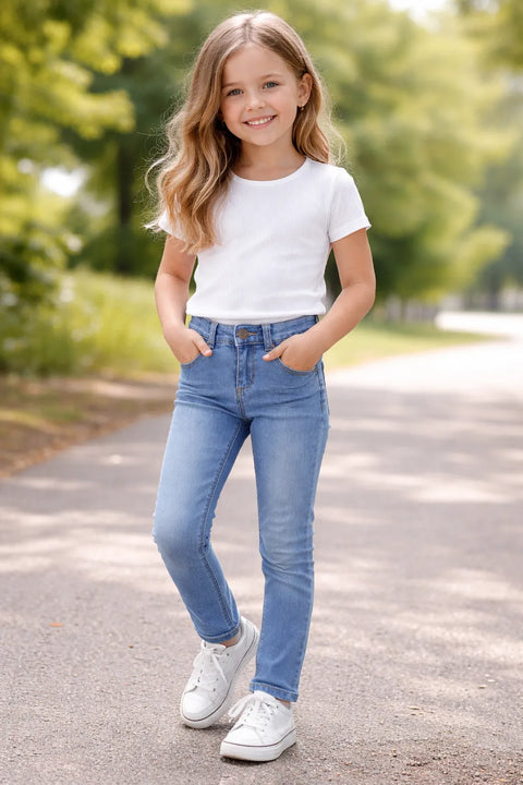 Ativo Girl's Blue Skinny Jeans | Ativo in Lebanon