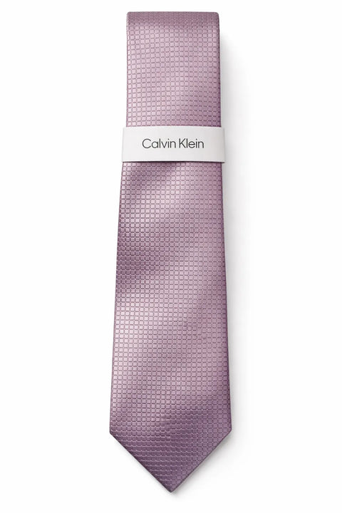 Calvin Klein Men's Pink August Textured Tie | Calvin Klein In Lebanon